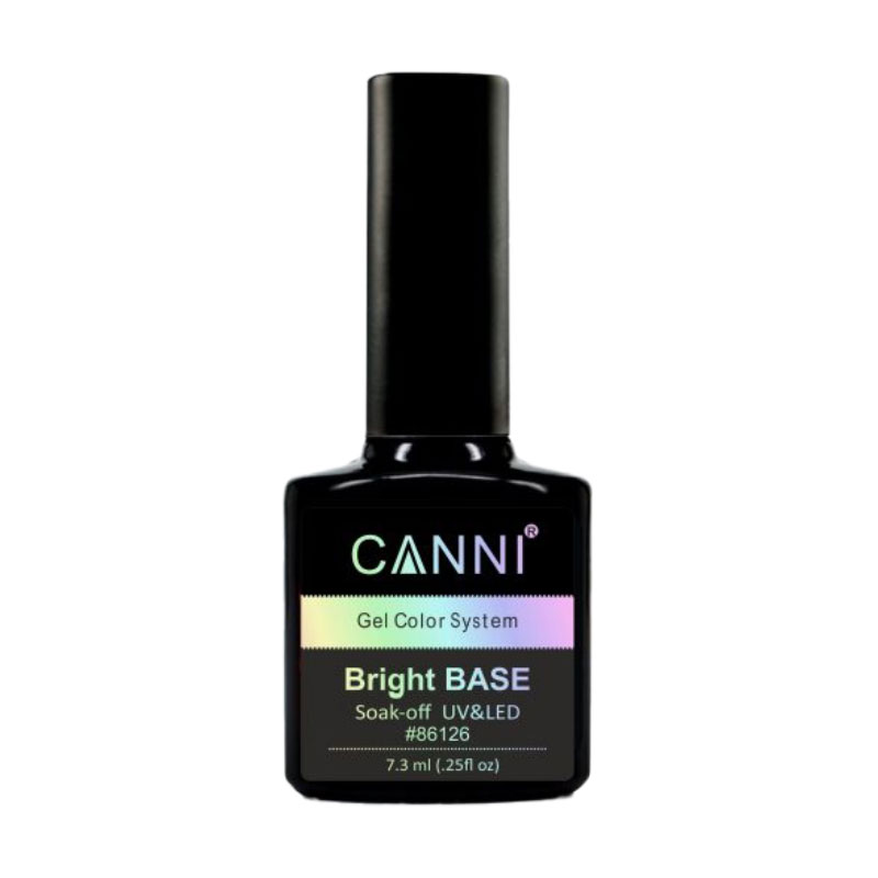База для гель-лаку Canni Gel Color System Bright Base Soak-off UV&amp;LED Marshmallow 12 Темно-гранатовий, 7.3 мл